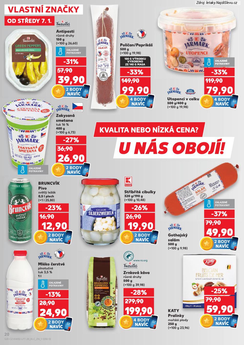 Let�k Kaufland (7. 1. - 13. 1. 2026) - strana 20 z 60
