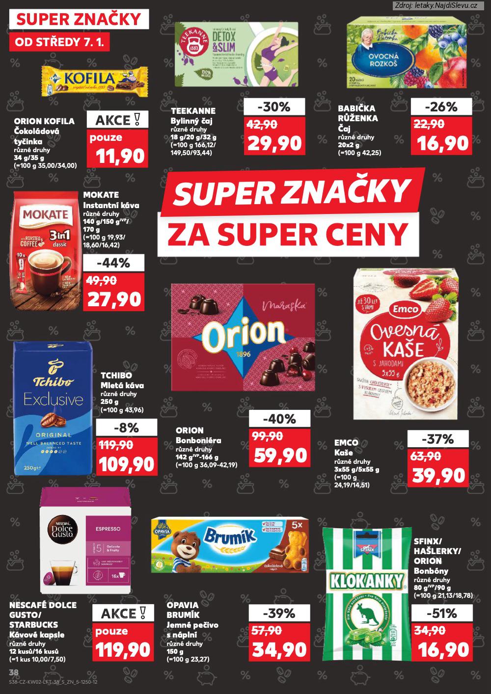 Strana 38 - let�k Kaufland (7. 1. - 13. 1. 2026)