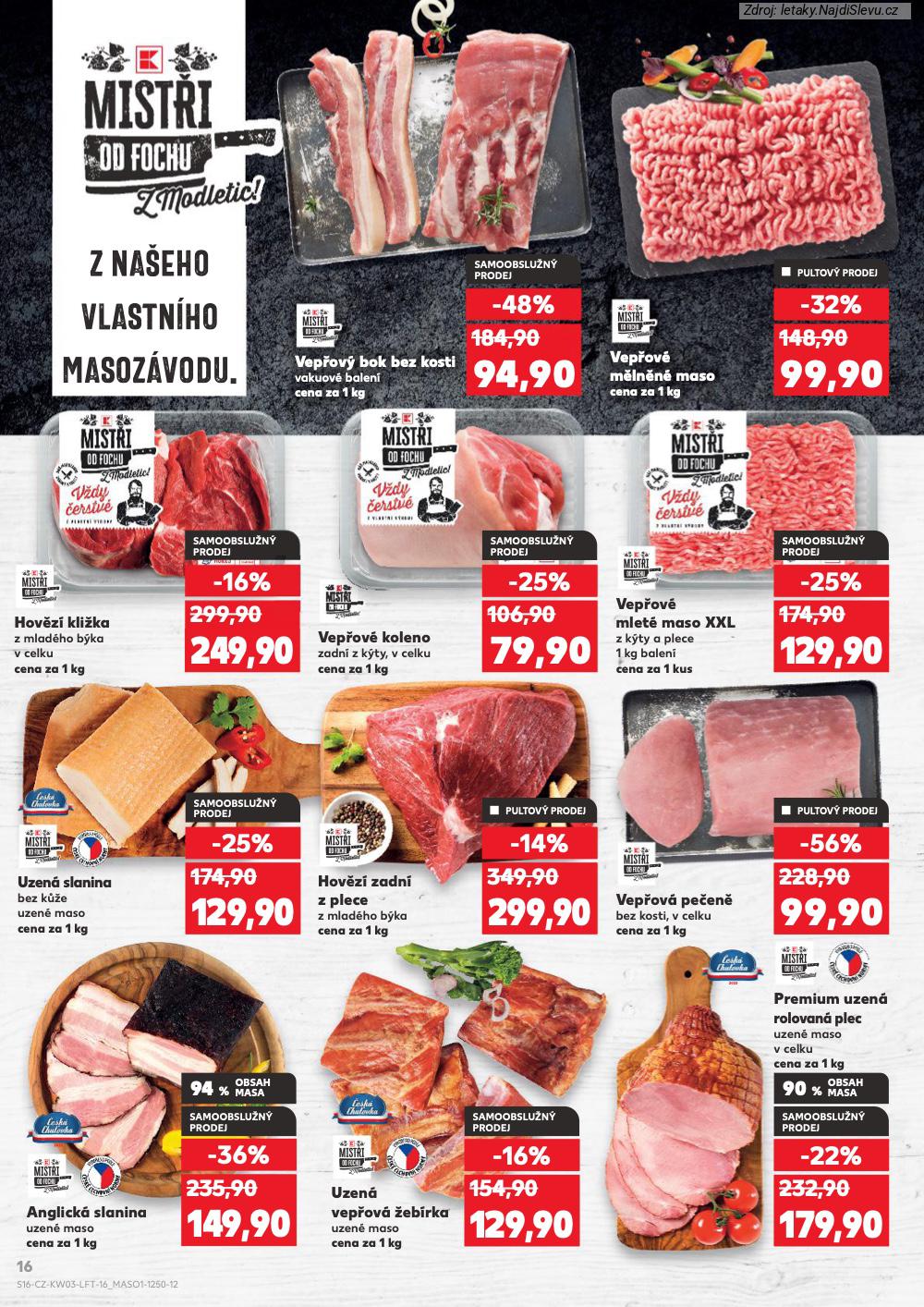 Let�k Kaufland (14. 1. - 20. 1. 2026) - strana 16 z 60