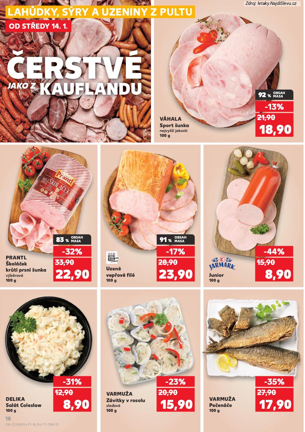 Let�k Kaufland (14. 1. - 20. 1. 2026) - strana 18 z 60