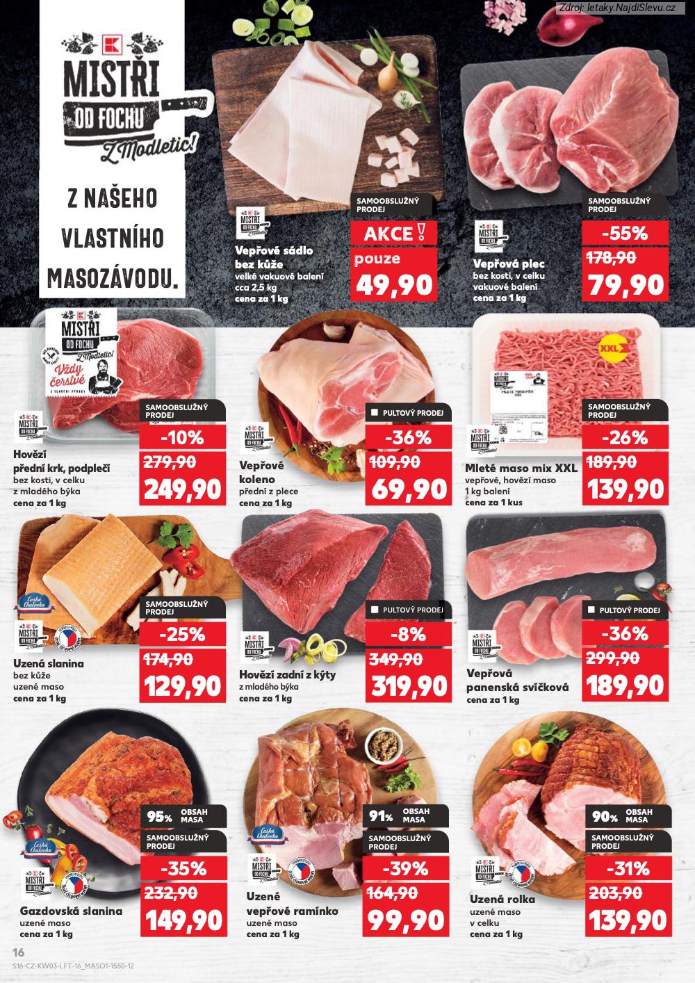 Let�k Kaufland (14. 1. - 20. 1. 2026) - strana 16 z 60