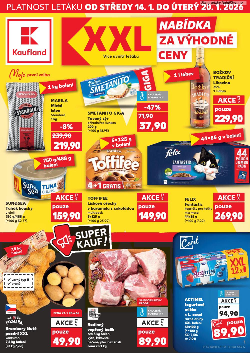 Let�k Kaufland (14. 1. - 20. 1. 2026) - strana 1 z 60