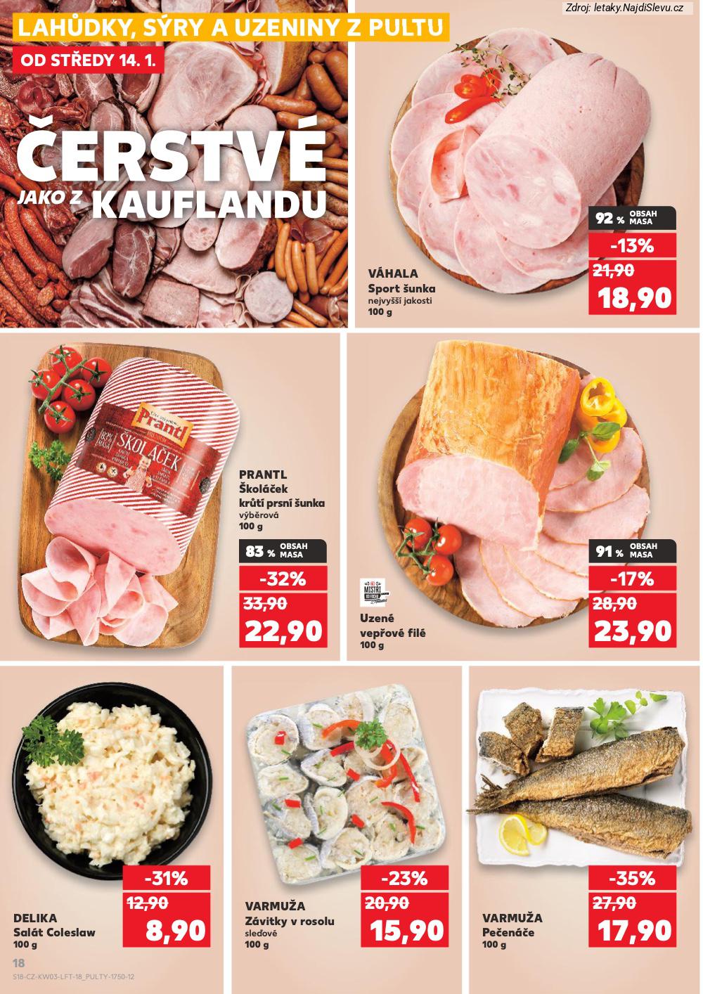 Let�k Kaufland (14. 1. - 20. 1. 2026) - strana 18 z 60
