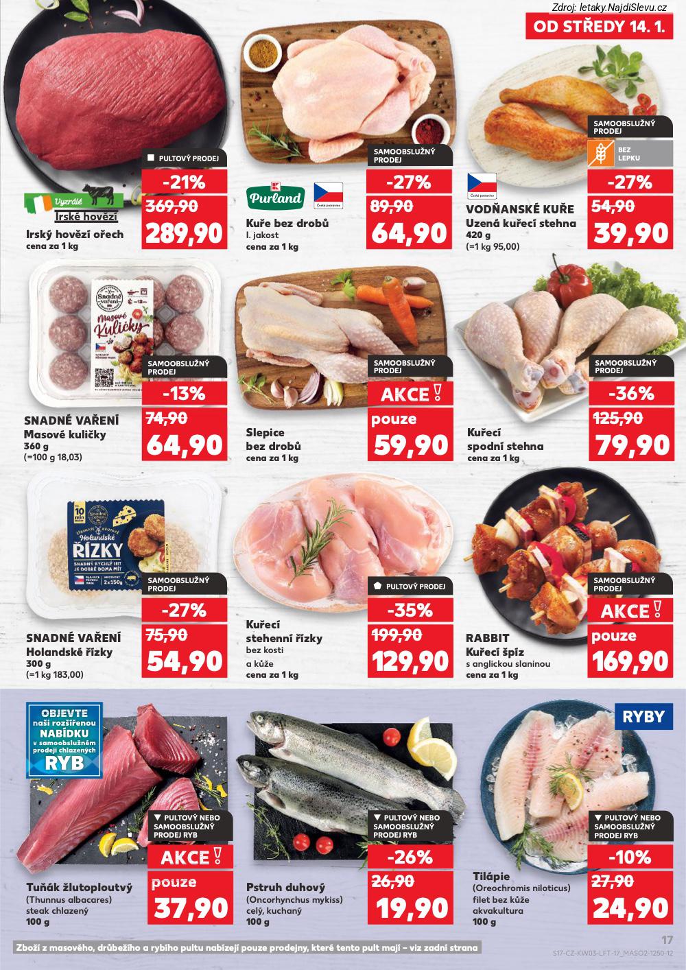 Let�k Kaufland (14. 1. - 20. 1. 2026) - strana 17 z 60