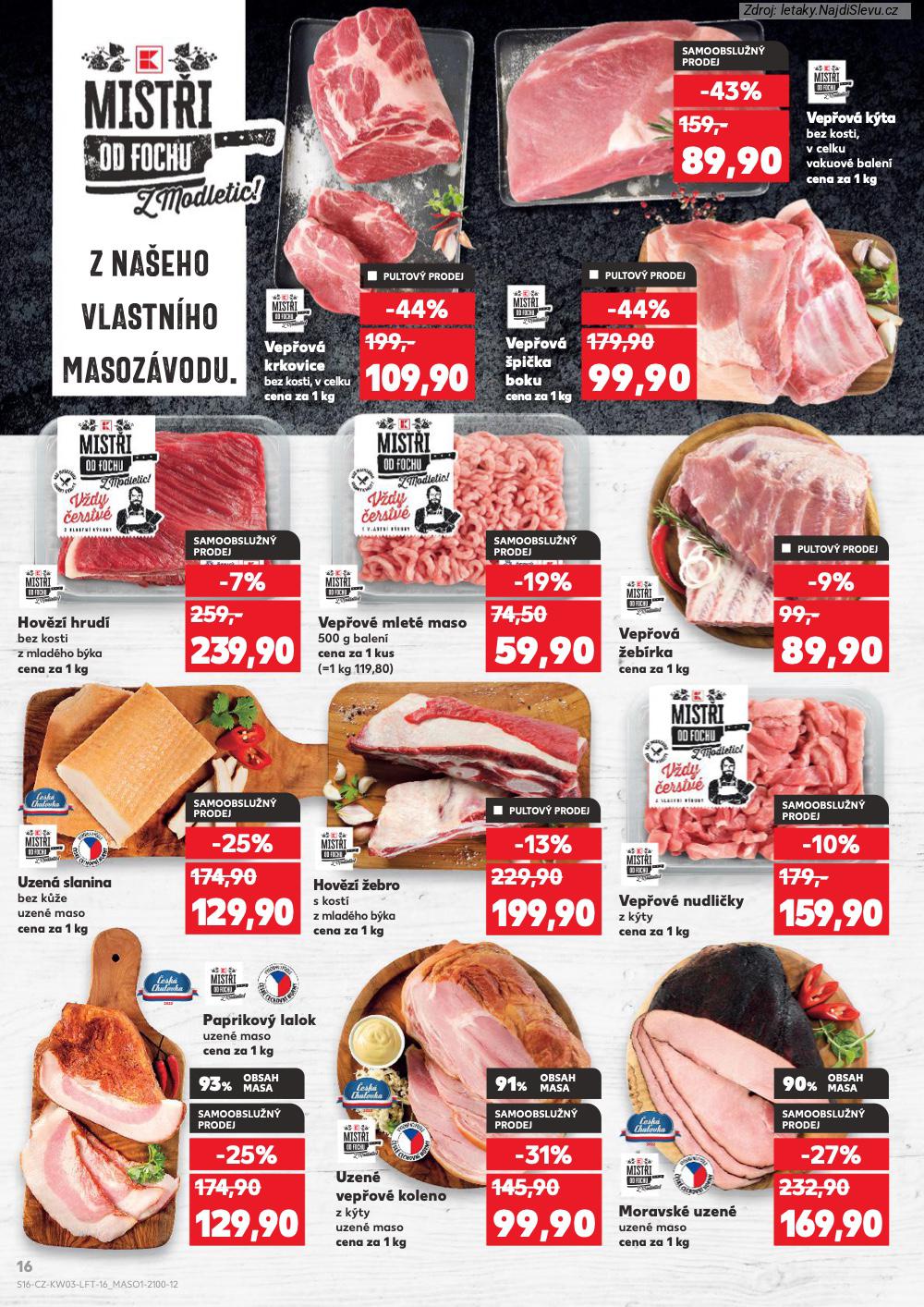 Let�k Kaufland (14. 1. - 20. 1. 2026) - strana 16 z 60