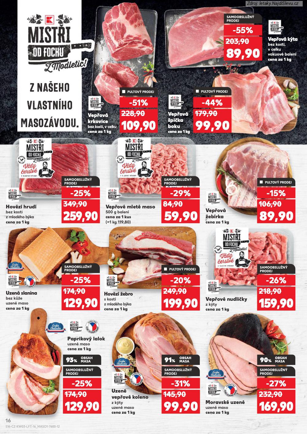 Let�k Kaufland (14. 1. - 20. 1. 2026) - strana 16 z 60