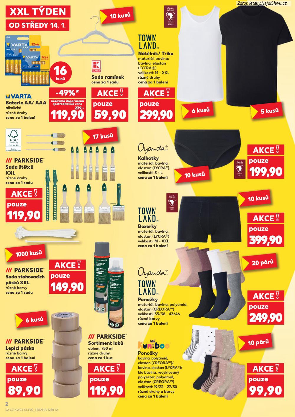 Strana 2 - let�k Kaufland (14. 1. - 20. 1. 2026)
