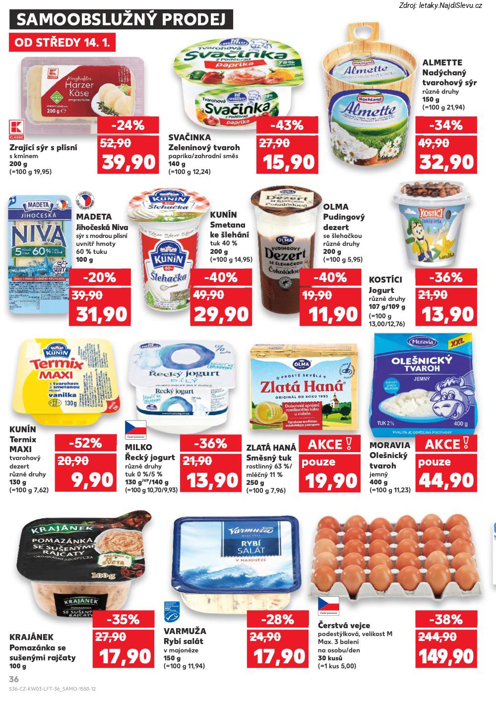 Strana 36 - let�k Kaufland (14. 1. - 20. 1. 2026)