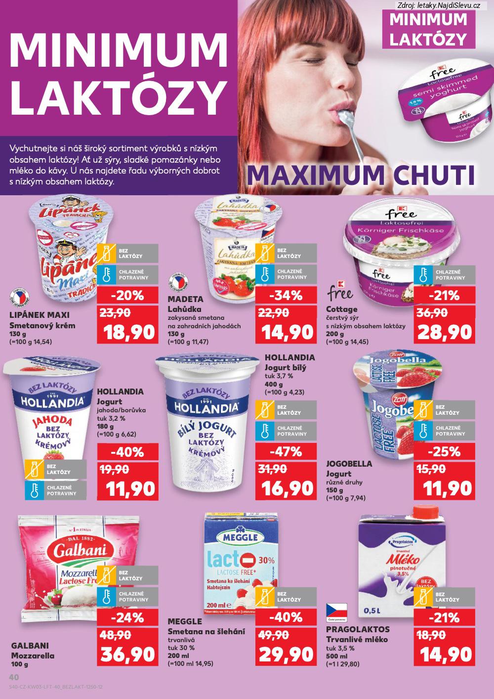 Strana 40 - let�k Kaufland (14. 1. - 20. 1. 2026)