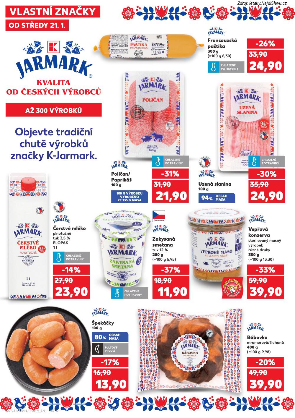 Let�k Kaufland  Velk� Mezi����, Pelh�imov, Blansko, Vesel� nad Moravou, Lan�kroun... (21. 1. - 27. 1. 2026) - str. 20