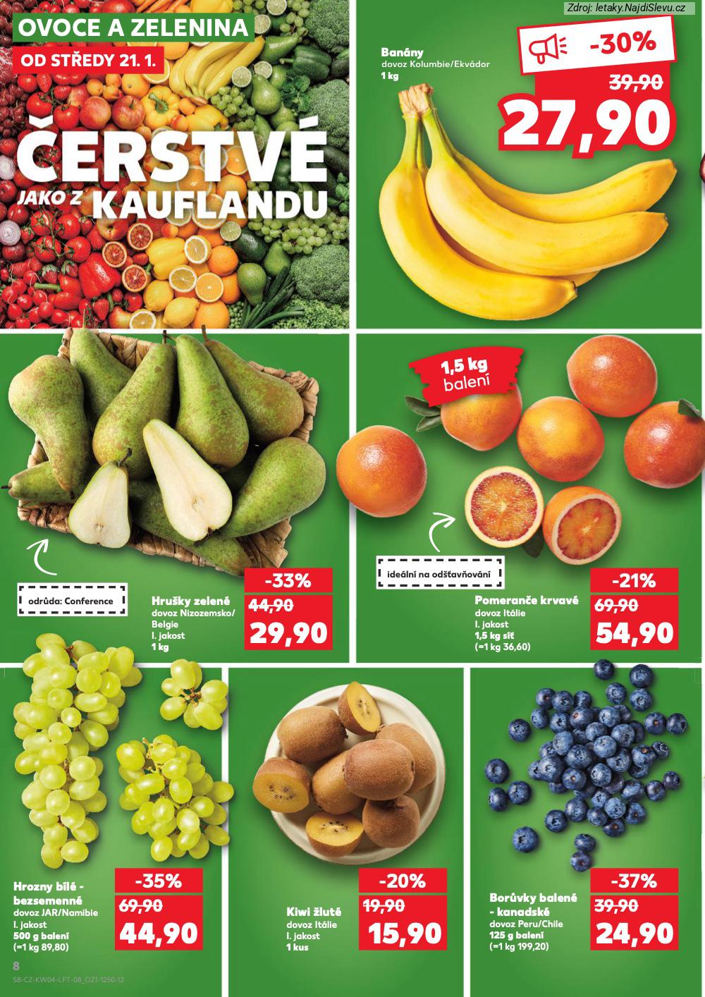 Let�k Kaufland  Velk� Mezi����, Pelh�imov, Blansko, Vesel� nad Moravou, Lan�kroun... (21. 1. - 27. 1. 2026) - str. 8