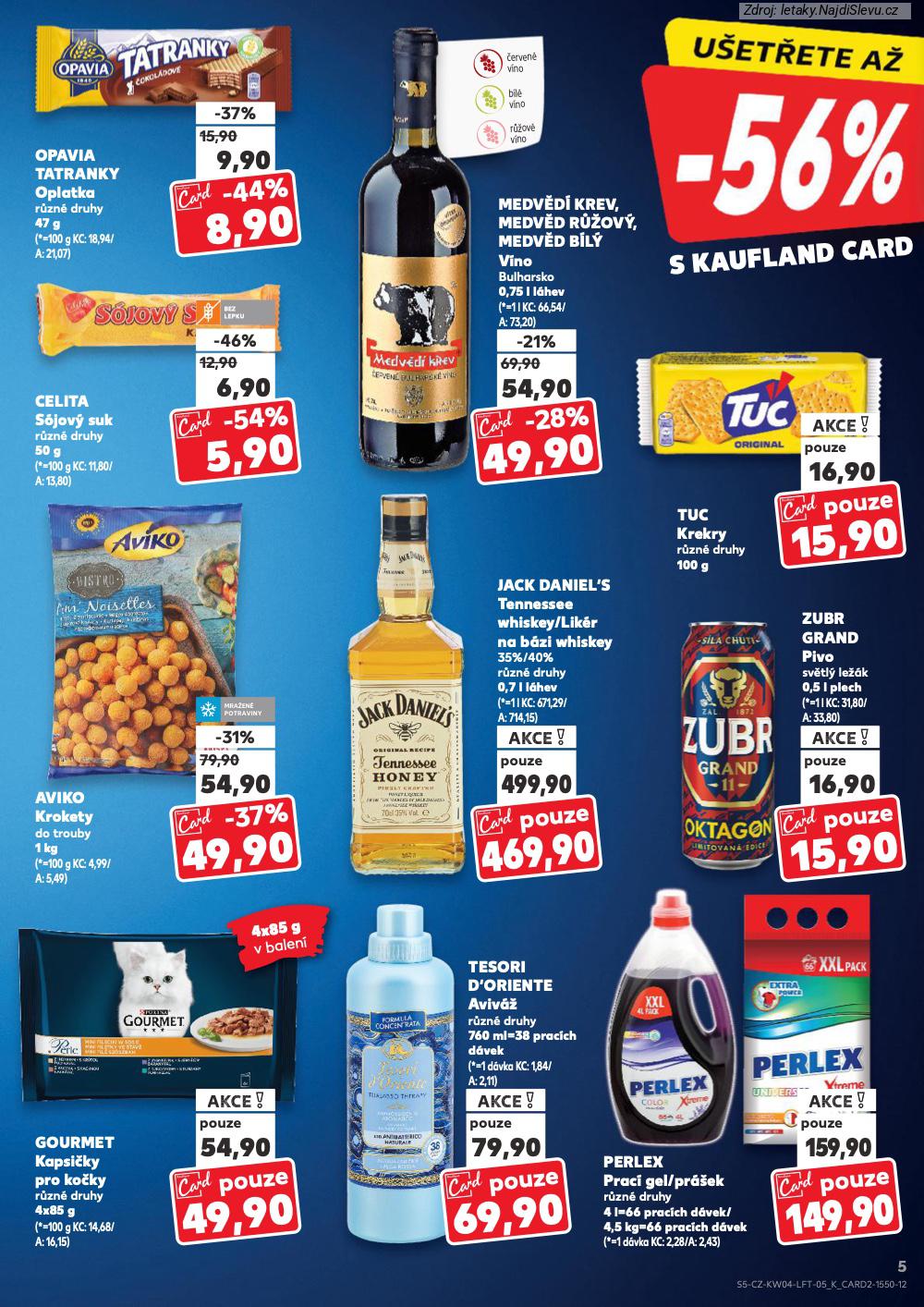 Let�k Kaufland  Most, M�ln�k, Sokolov, Mari�nsk� L�zn�, Kol�n, Kladno, �atec, P�s... (21. 1. - 27. 1. 2026) - str. 5