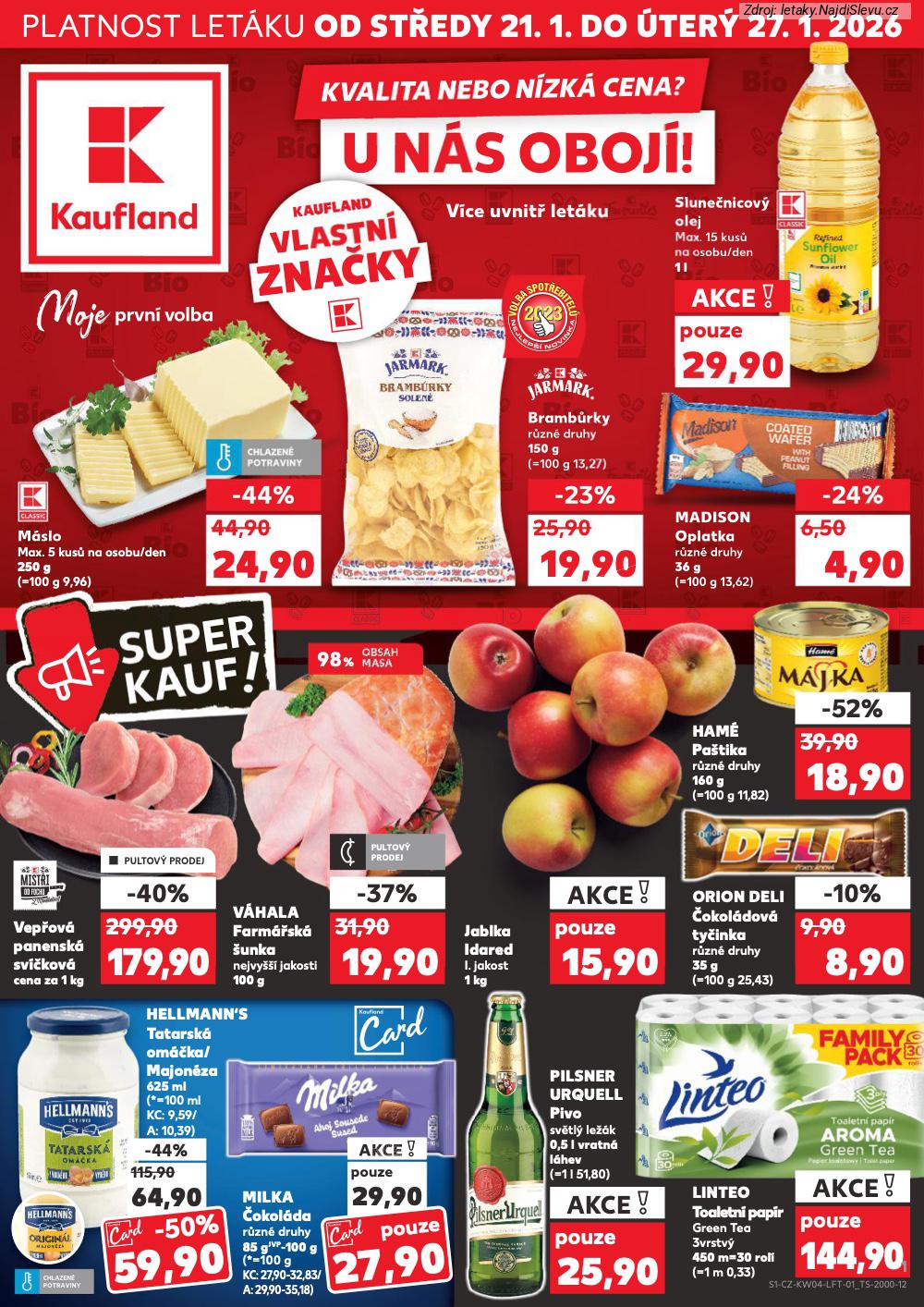 Let�k Kaufland  Ostrava, Olomouc, Opava, Hav��ov (21. 1. - 27. 1. 2026) - str. 1