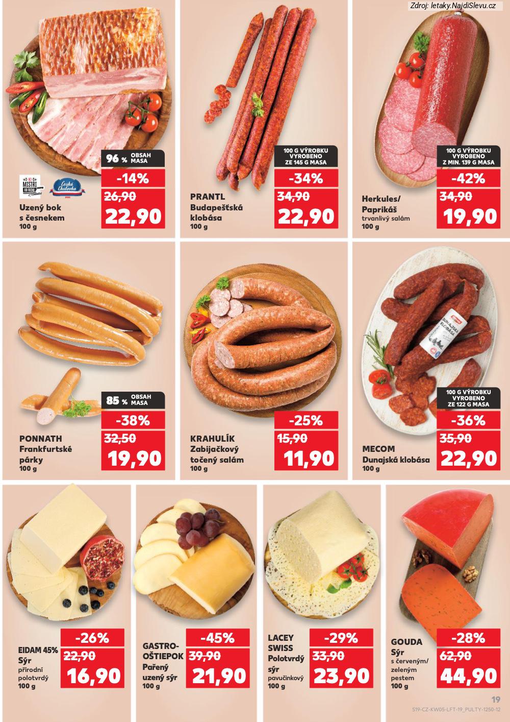 Let�k Kaufland  Uhersk� Hradi�t�, Vy�kov, �esk� T�ebov�, Boskovice, Prost�jov, Uh... (28. 1. - 3. 2. 2026) - str. 19