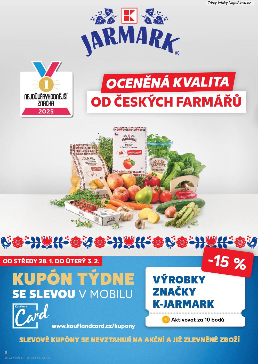 Let�k Kaufland  Jihlava, �umperk, Havl��k�v Brod, Vset�n, P�erov, ���r nad S�zavo... (28. 1. - 3. 2. 2026) - str. 8