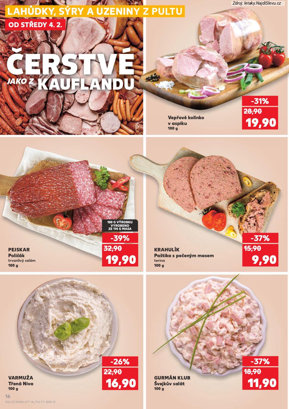 Let�k Kaufland  Zl�n, Hranice, Bohum�n, Krnov, T�eb��, Hodon�n, T�inec, Orlov� (4. 2. - 10. 2. 2026) - str. 16