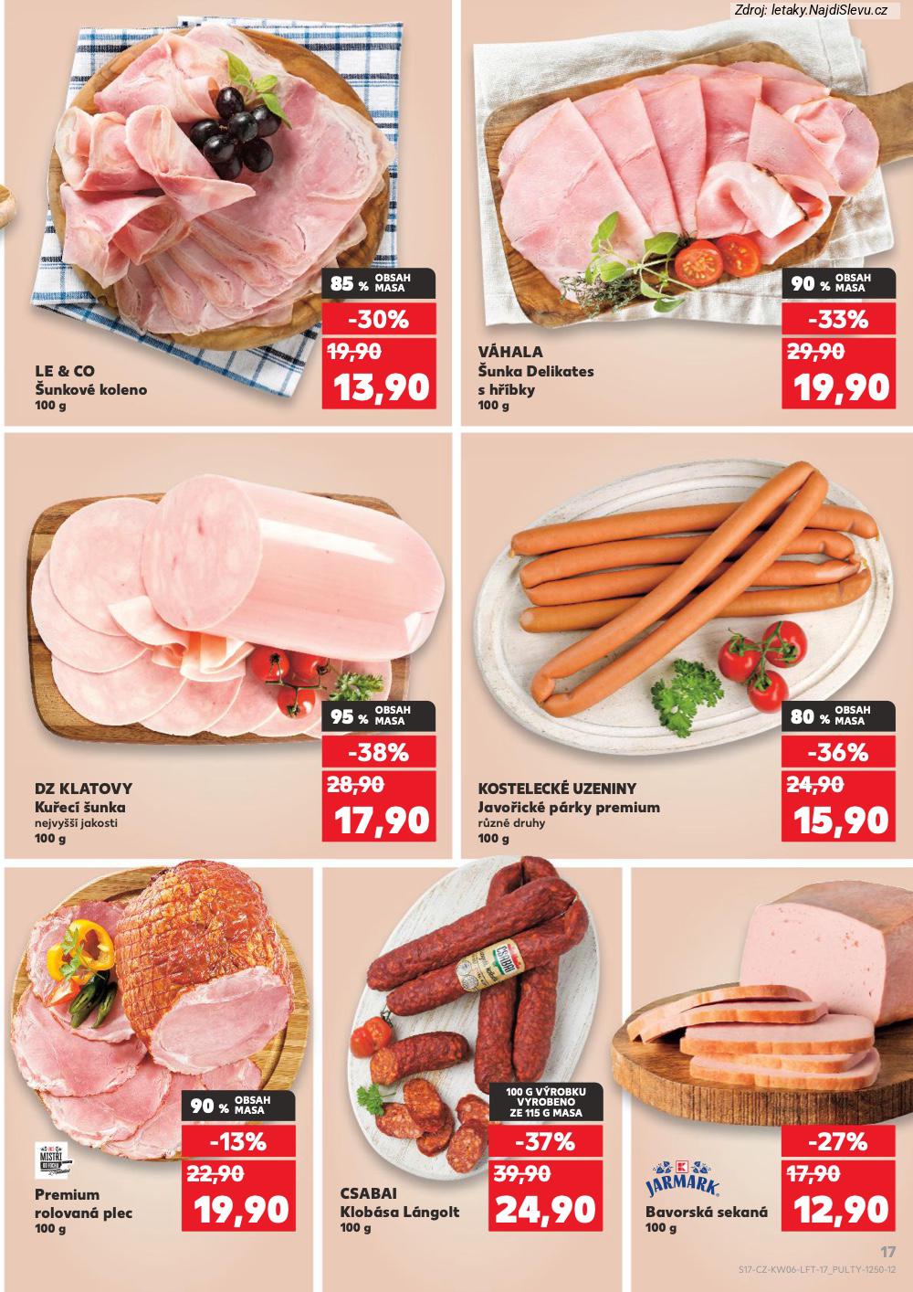 Let�k Kaufland  Most, M�ln�k, Sokolov, Mari�nsk� L�zn�, Kol�n, Kladno, �atec, P�s... (4. 2. - 10. 2. 2026) - str. 17