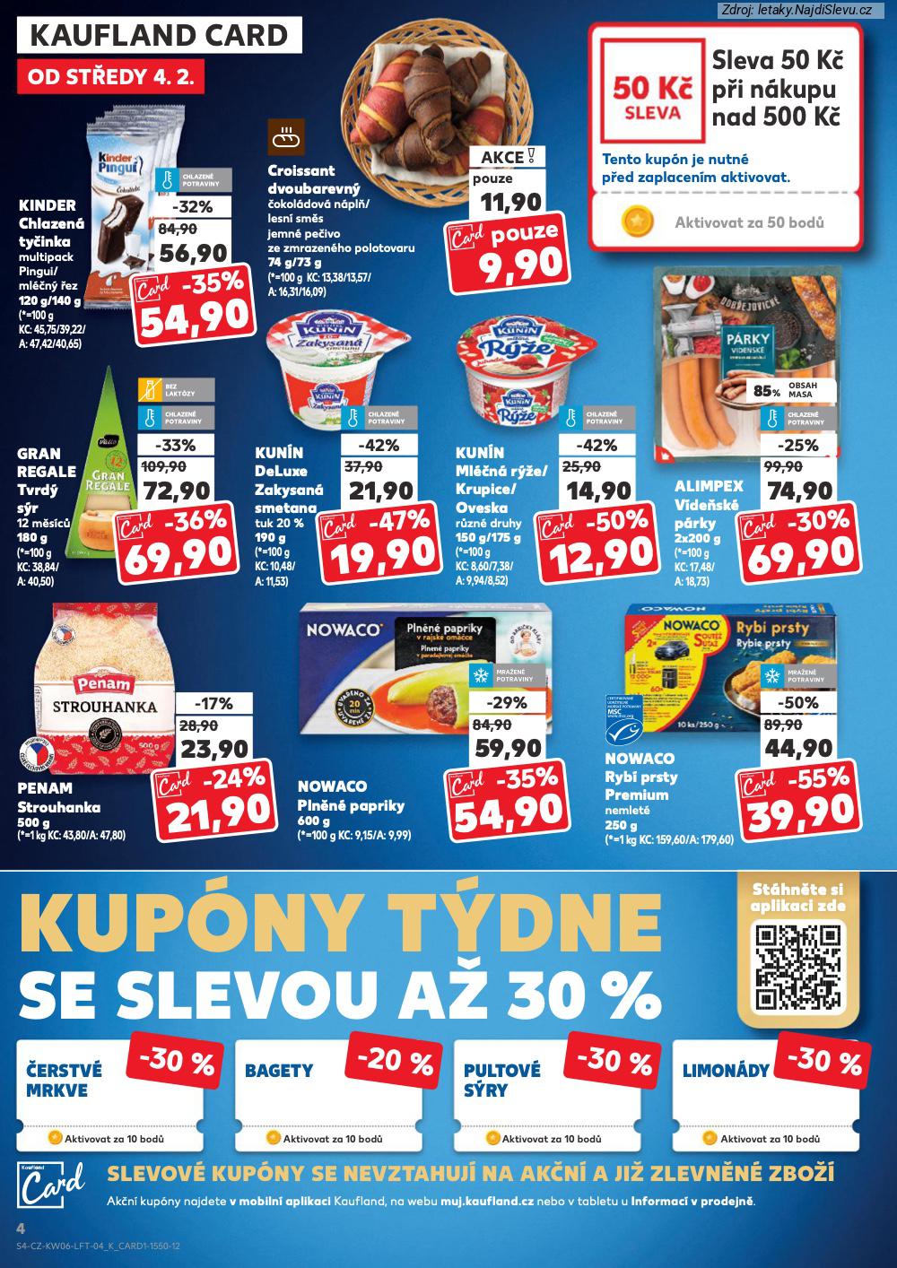 Let�k Kaufland  Praha (4. 2. - 10. 2. 2026) - str. 4: RYB� PRSTY, PENAM STROUHANKA, PLN�N� PAPRIKY, ALIMPEX V�DE�SK�