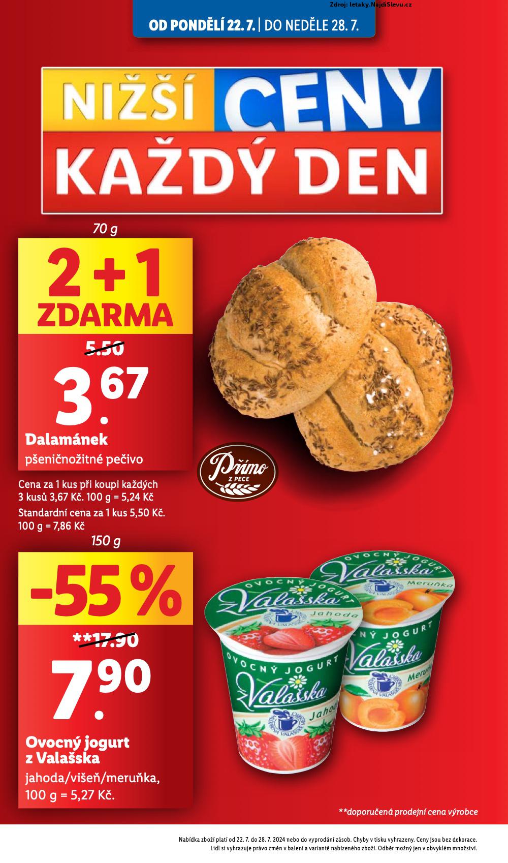 Strana 4 - letk Lidl (22. 7. - 28. 7. 2024)