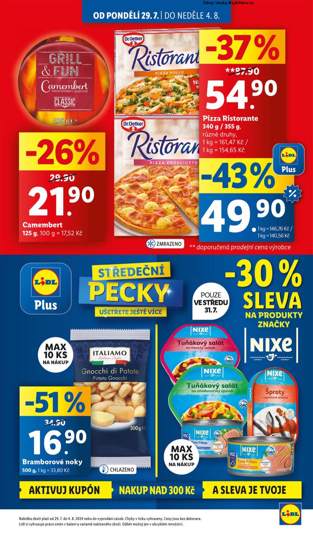 Strana 3 - letk Lidl (29. 7. - 4. 8. 2024)