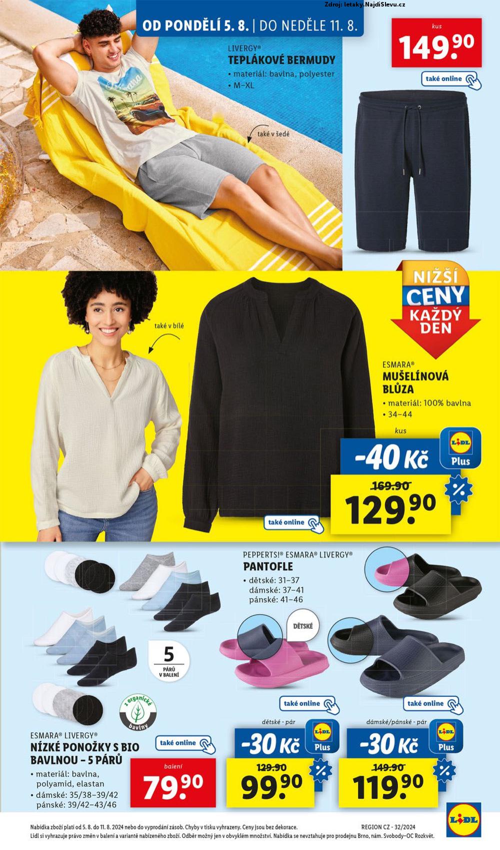 Strana 3 - leták Lidl (5. 8. - 11. 8. 2024)
