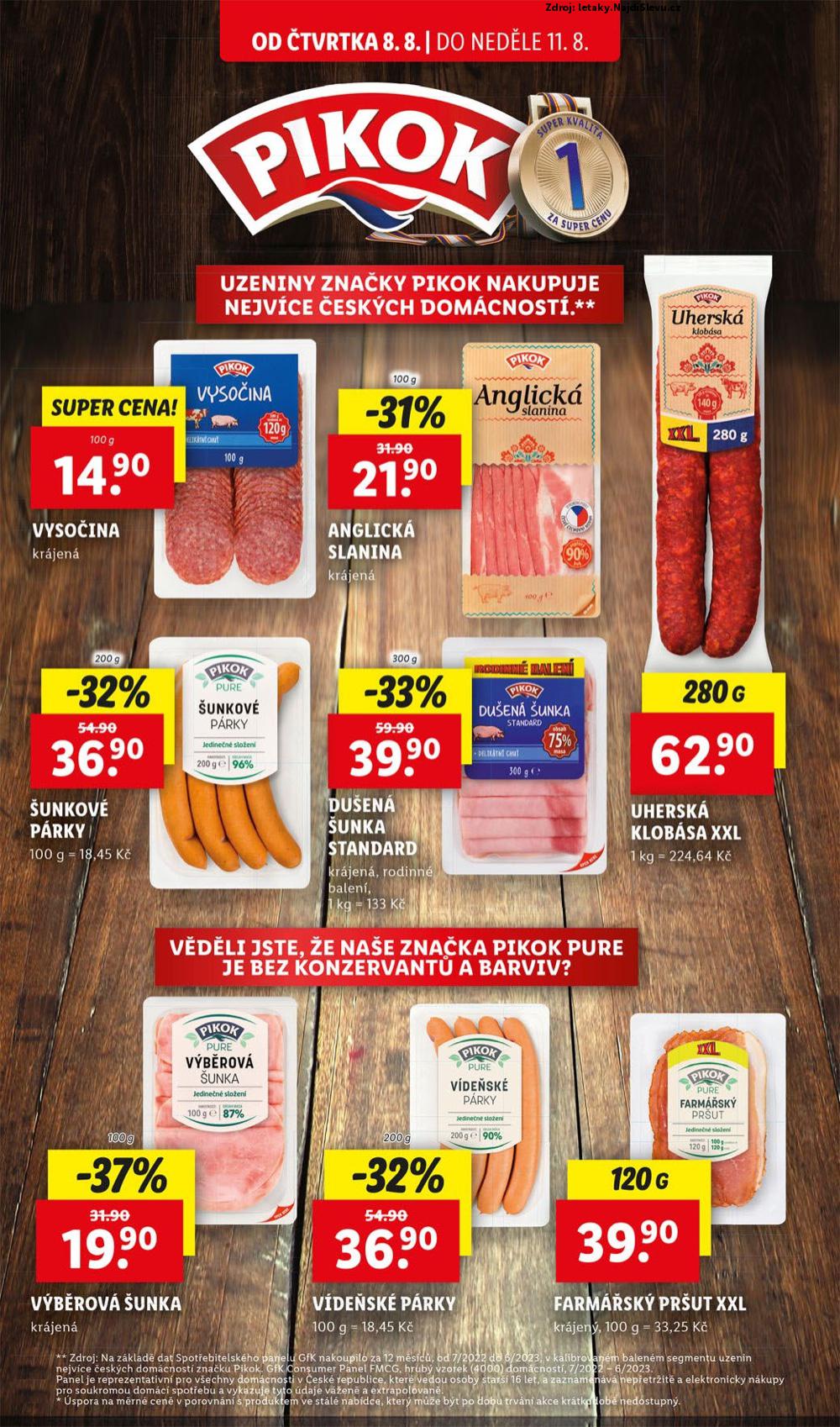 Strana 14 - leták Lidl (8. 8. - 11. 8. 2024)