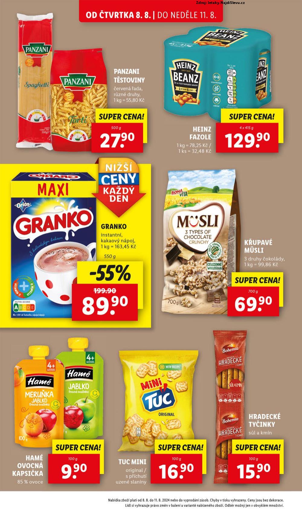 Strana 18 - leták Lidl (8. 8. - 11. 8. 2024)