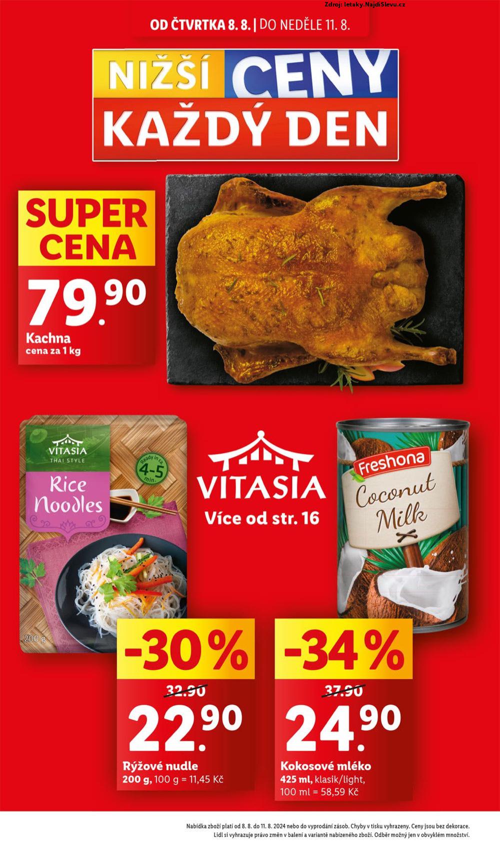 Strana 2 - leták Lidl (8. 8. - 11. 8. 2024)