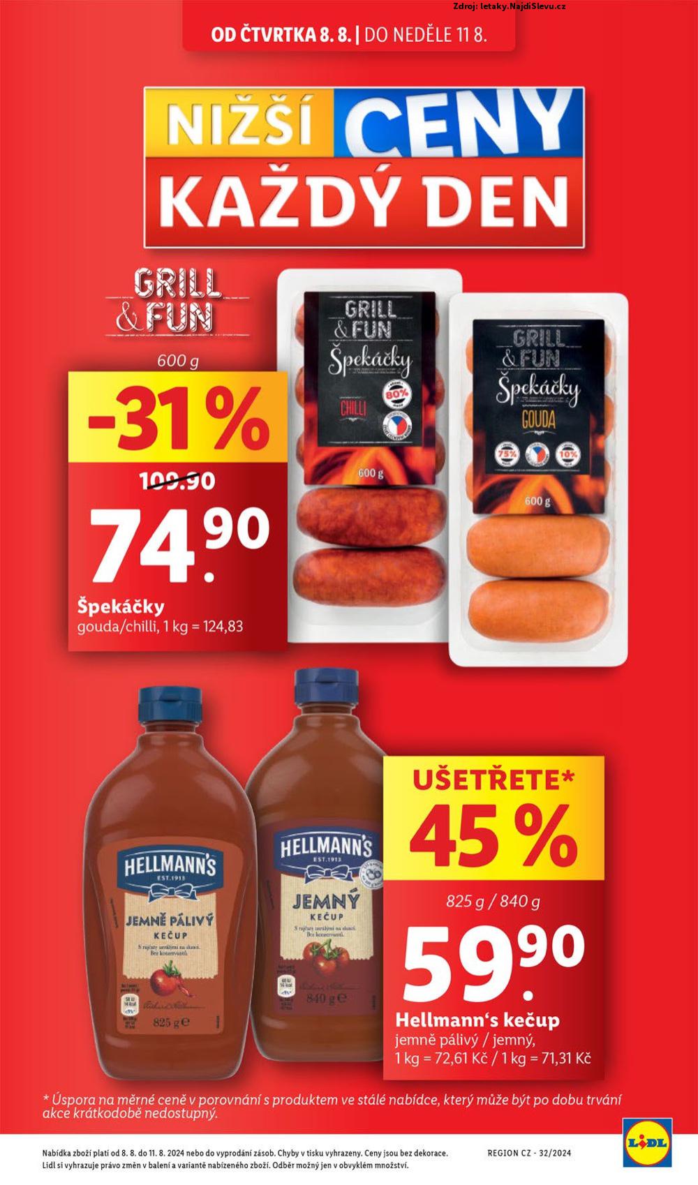 Strana 5 - leták Lidl (8. 8. - 11. 8. 2024)