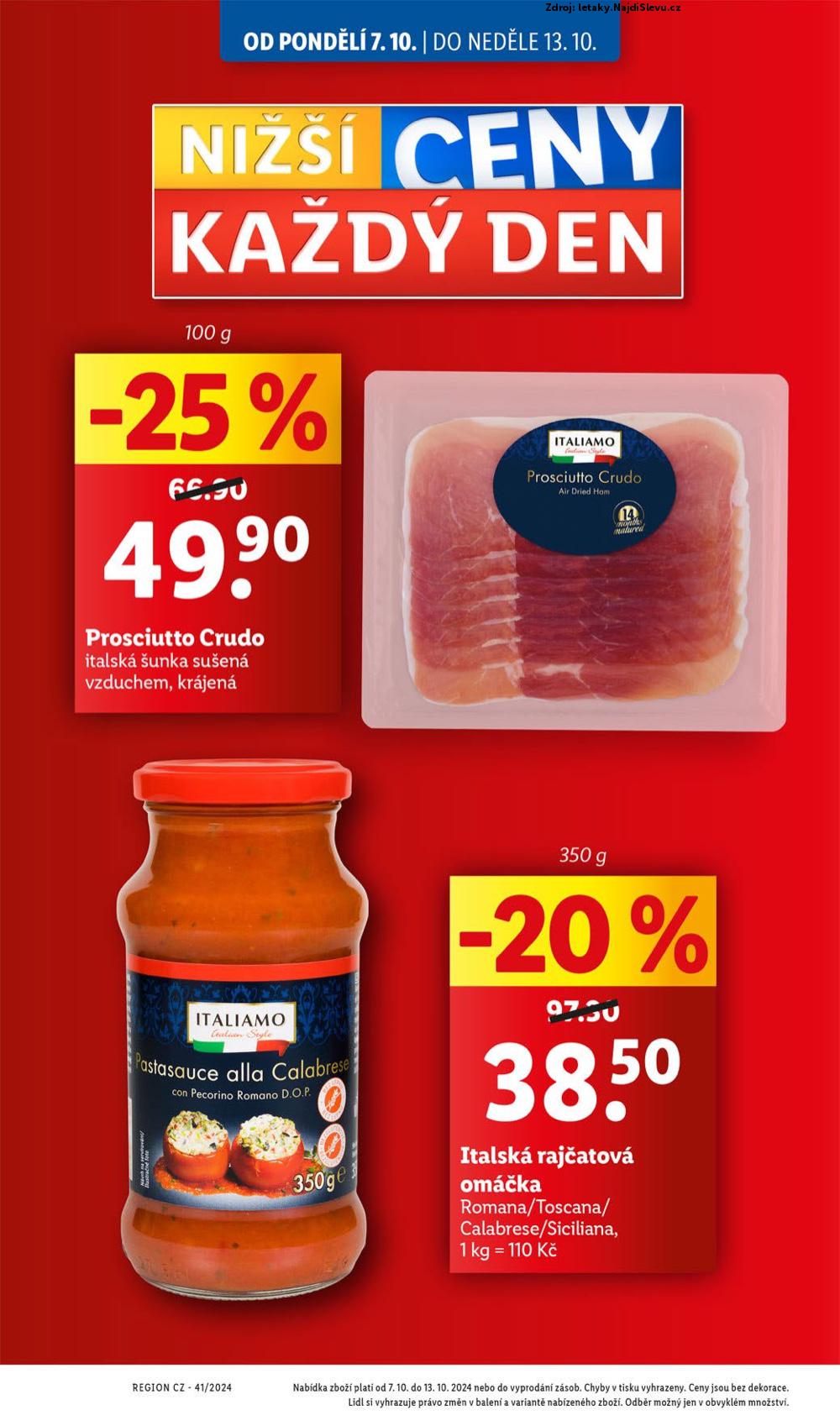 Strana 4 - leták Lidl (7. 10. - 13. 10. 2024)