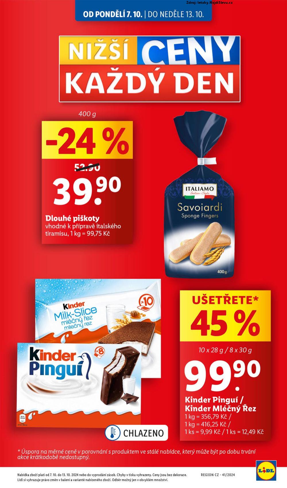 Strana 5 - leták Lidl (7. 10. - 13. 10. 2024)
