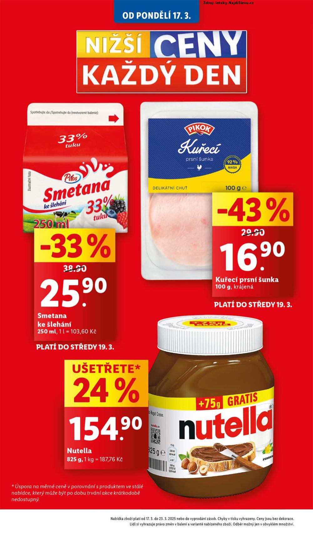 Strana 2 - letk Lidl (17. 3. - 23. 3. 2025)