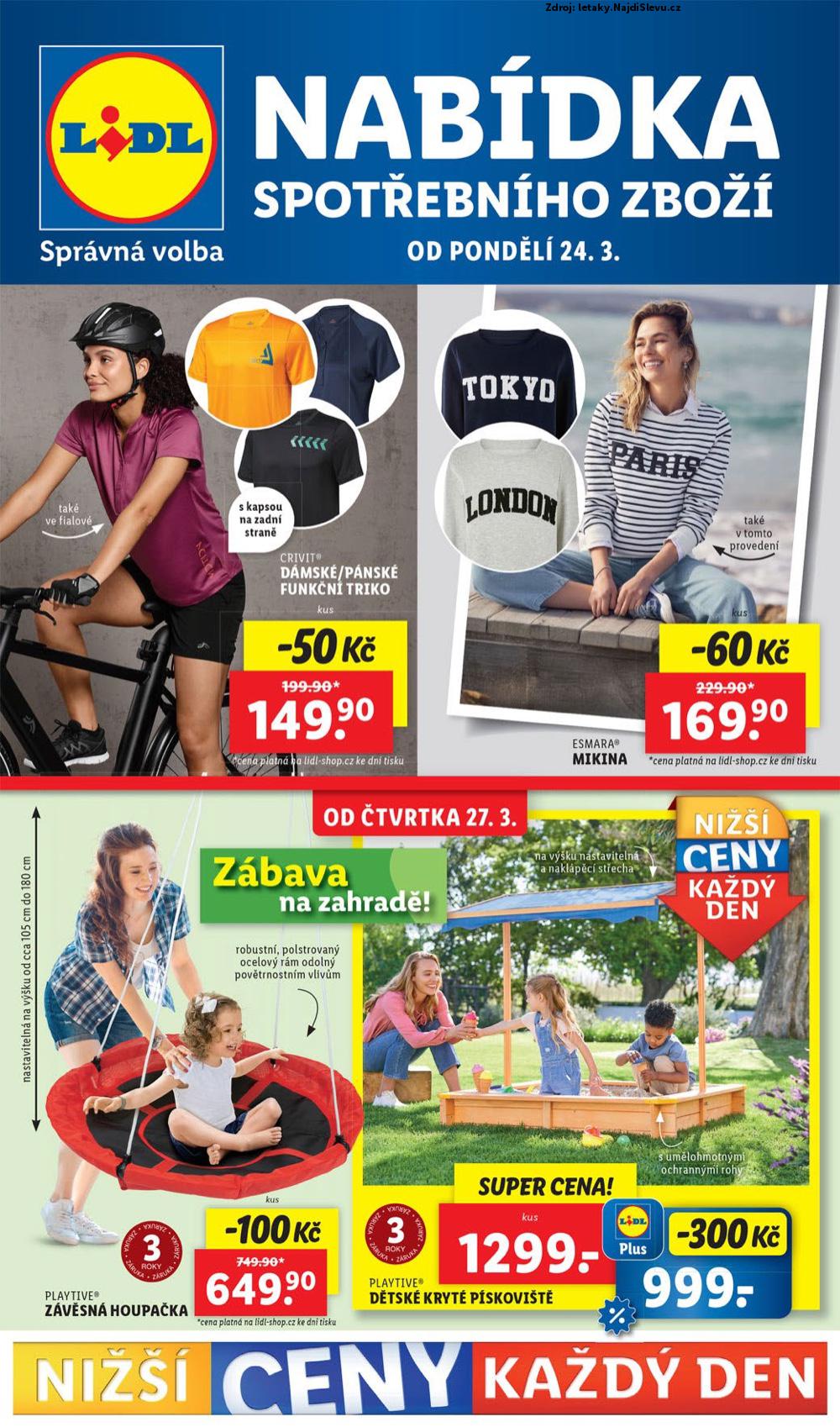 Strana 1 - letk Lidl (24. 3. - 30. 3. 2025)