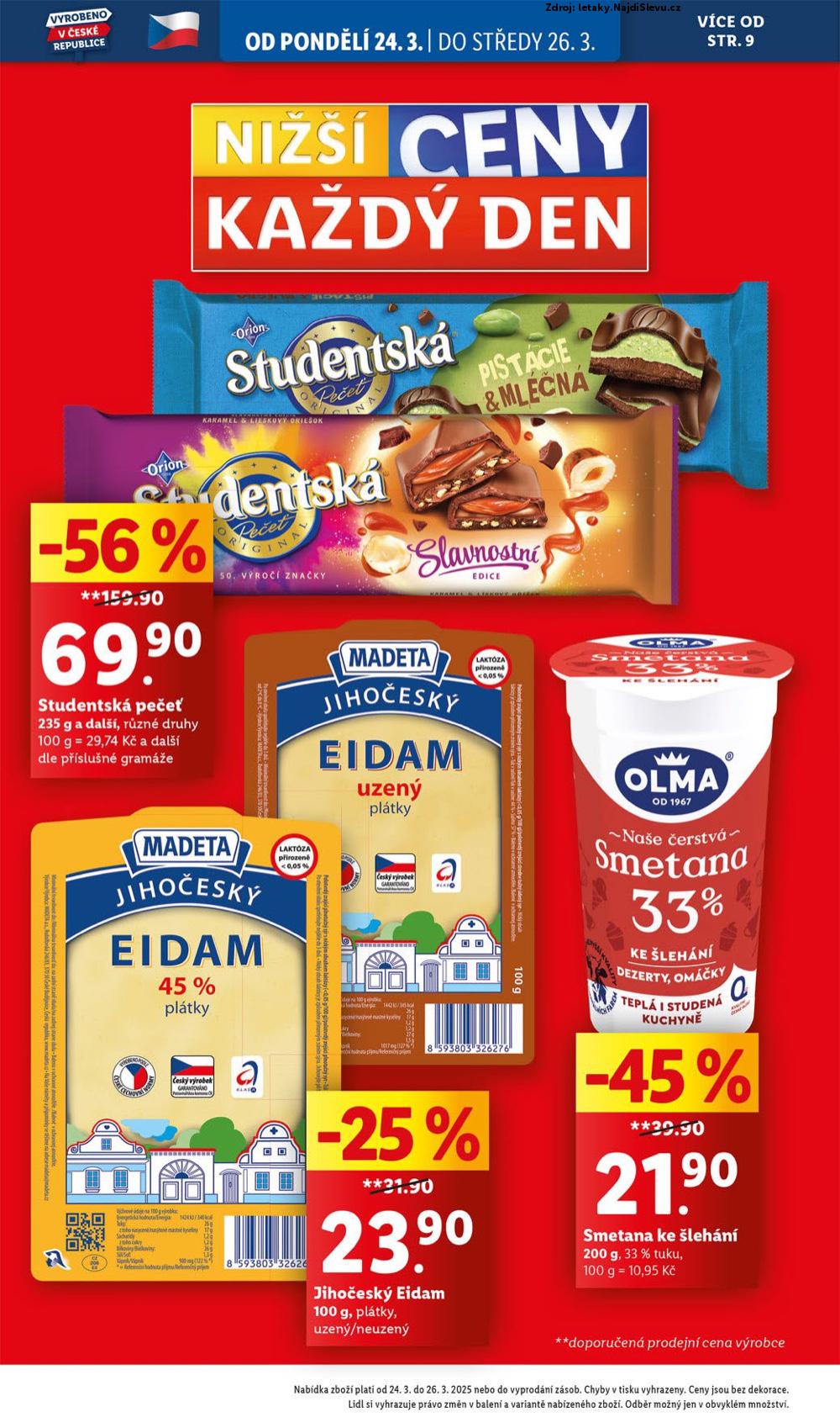 Strana 2 - letk Lidl (24. 3. - 26. 3. 2025)