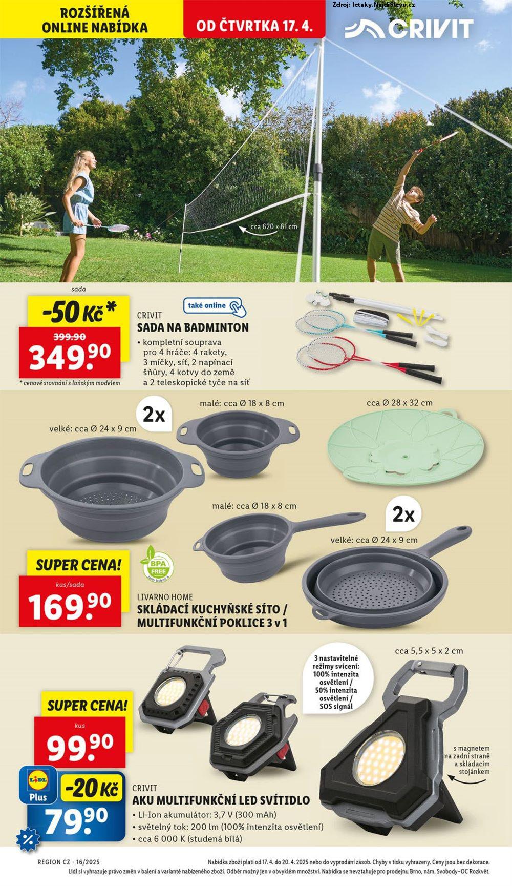 Strana 16 - leták Lidl (14. 4. - 20. 4. 2025)