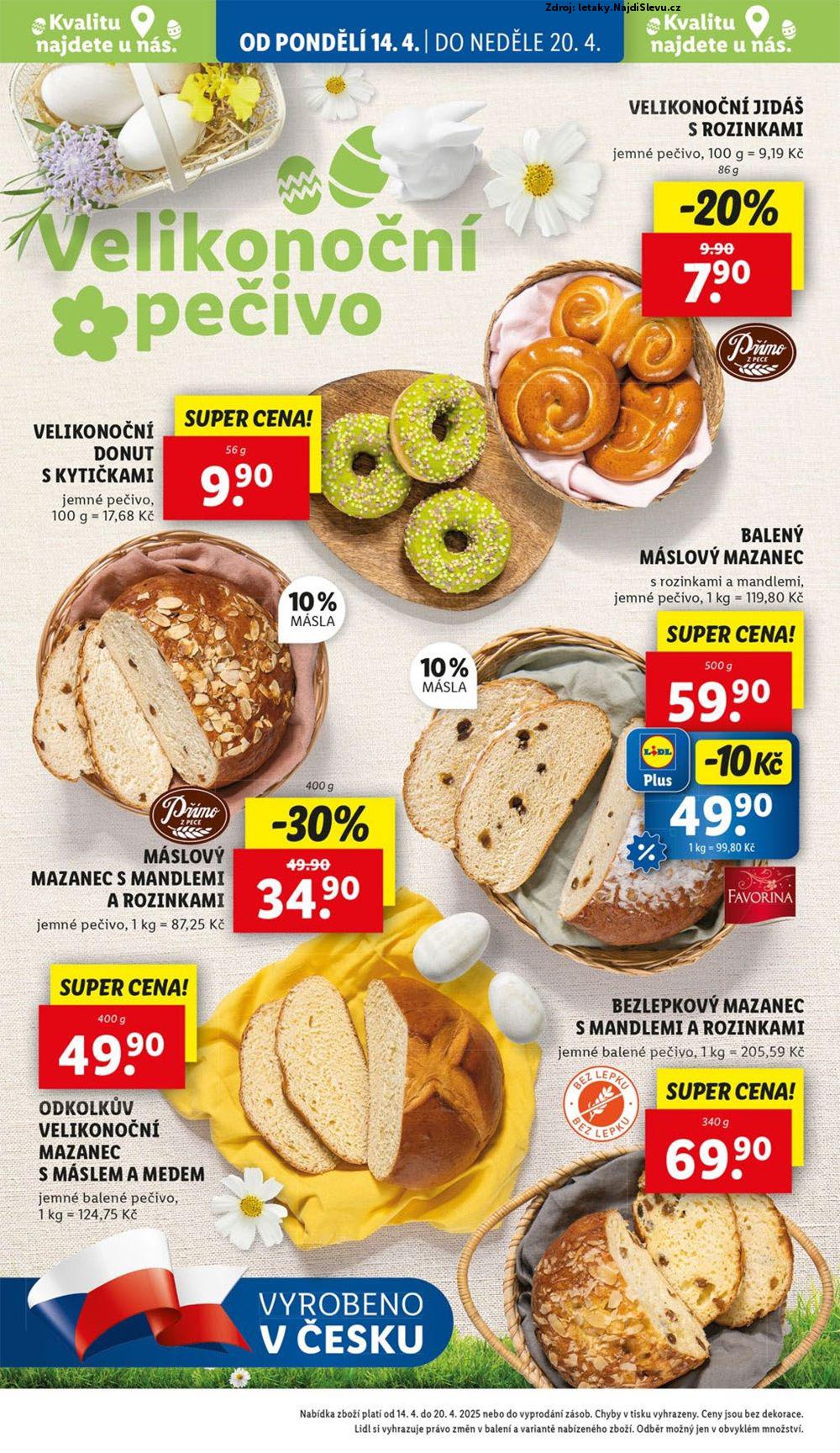 Strana 10 - leták Lidl (14. 4. - 20. 4. 2025)