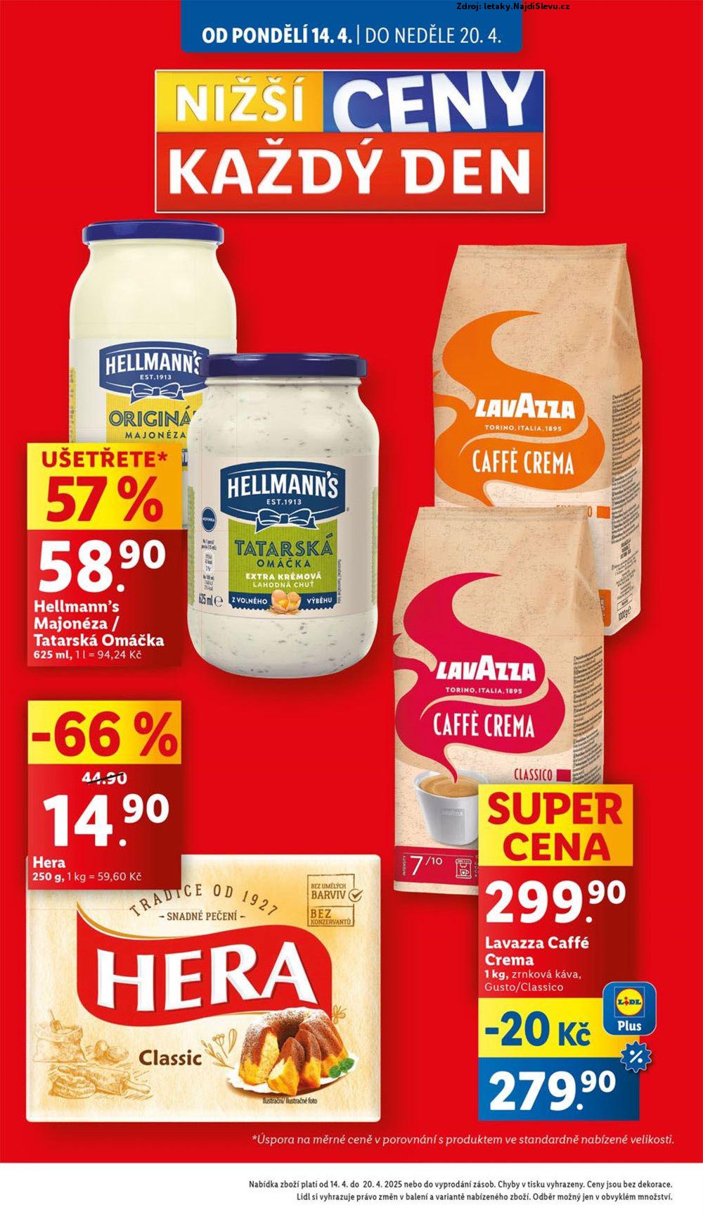 Strana 2 - letk Lidl (14. 4. - 20. 4. 2025)