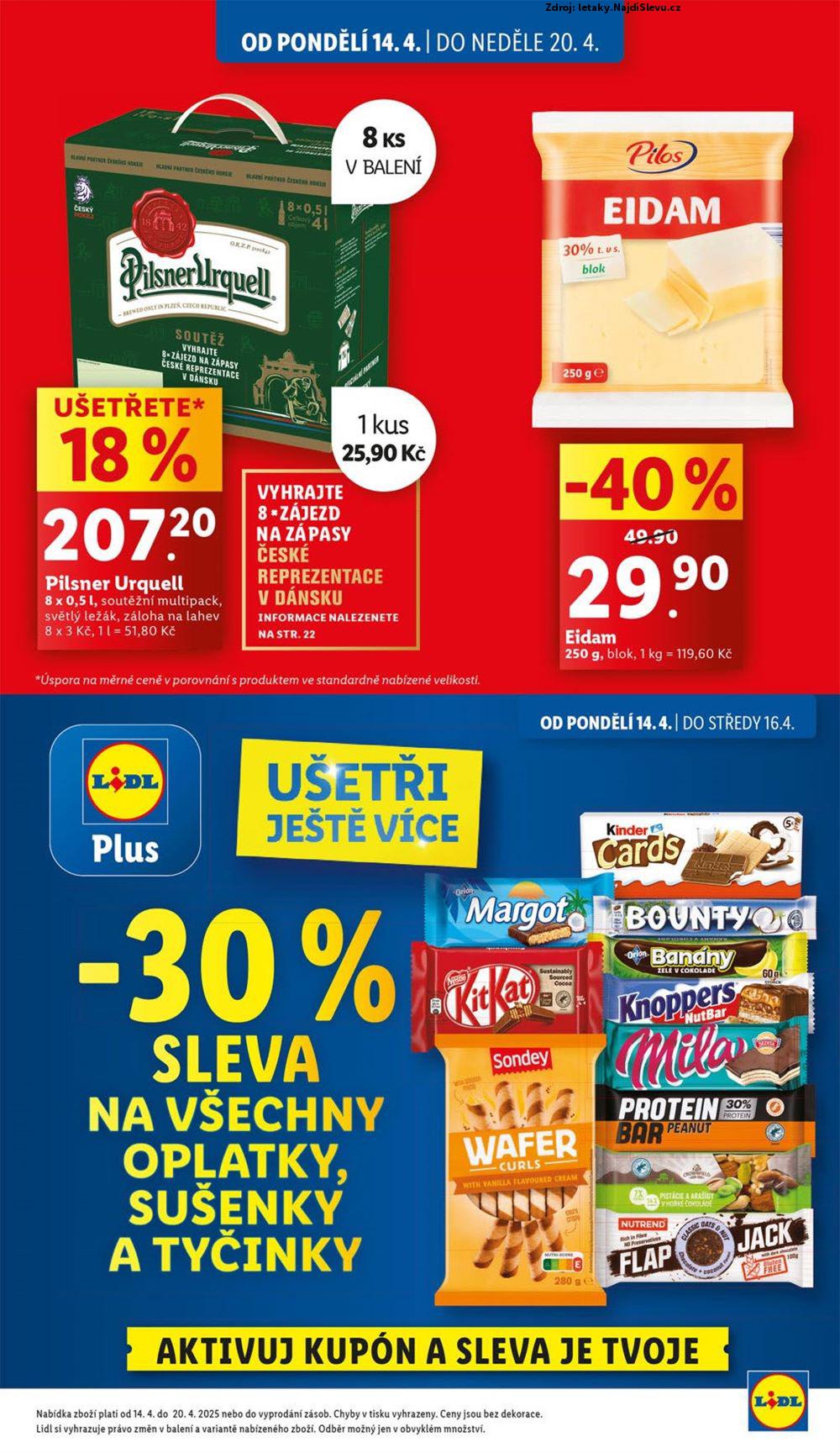Strana 3 - letk Lidl (14. 4. - 20. 4. 2025)