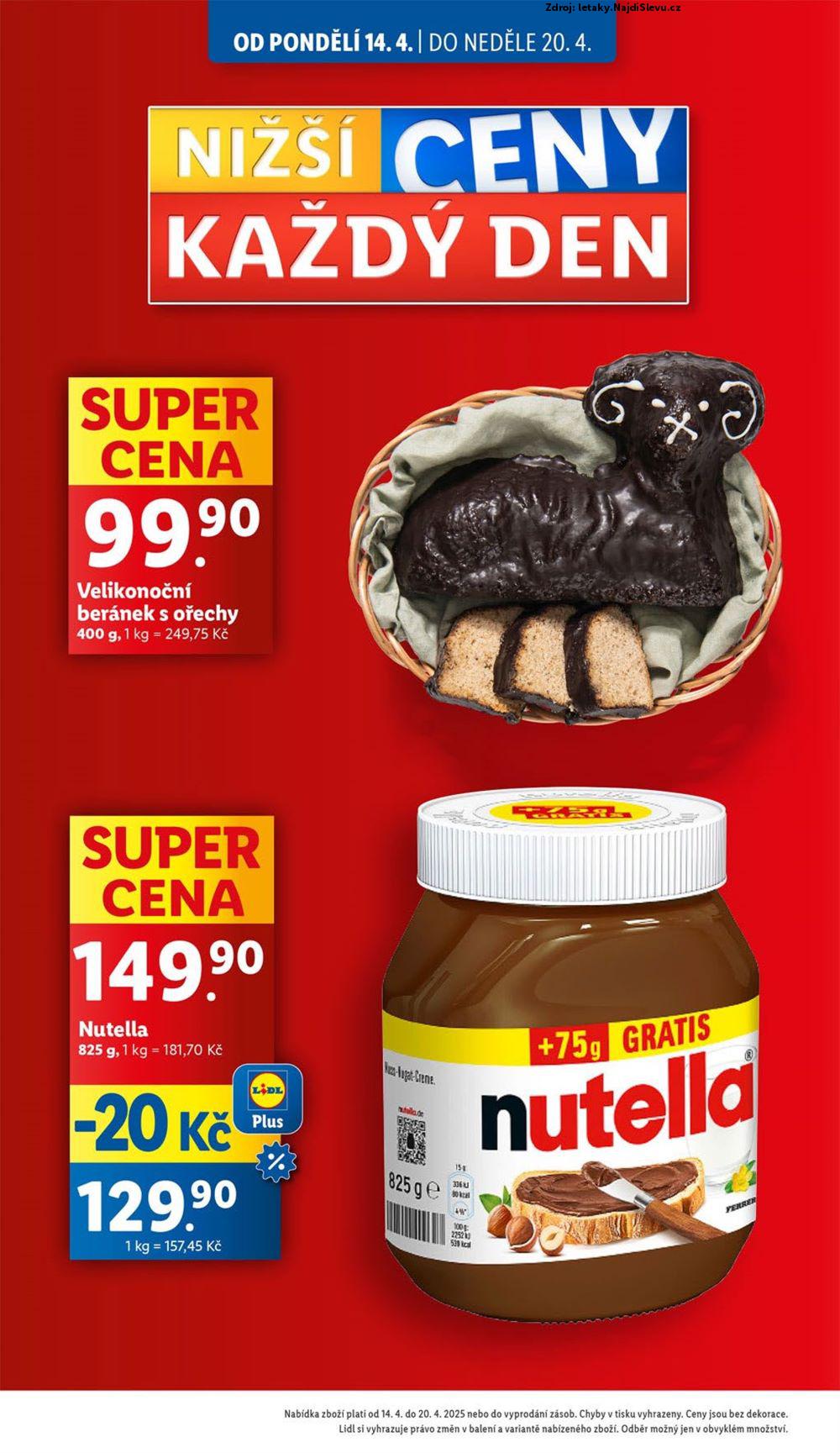 Strana 4 - letk Lidl (14. 4. - 20. 4. 2025)