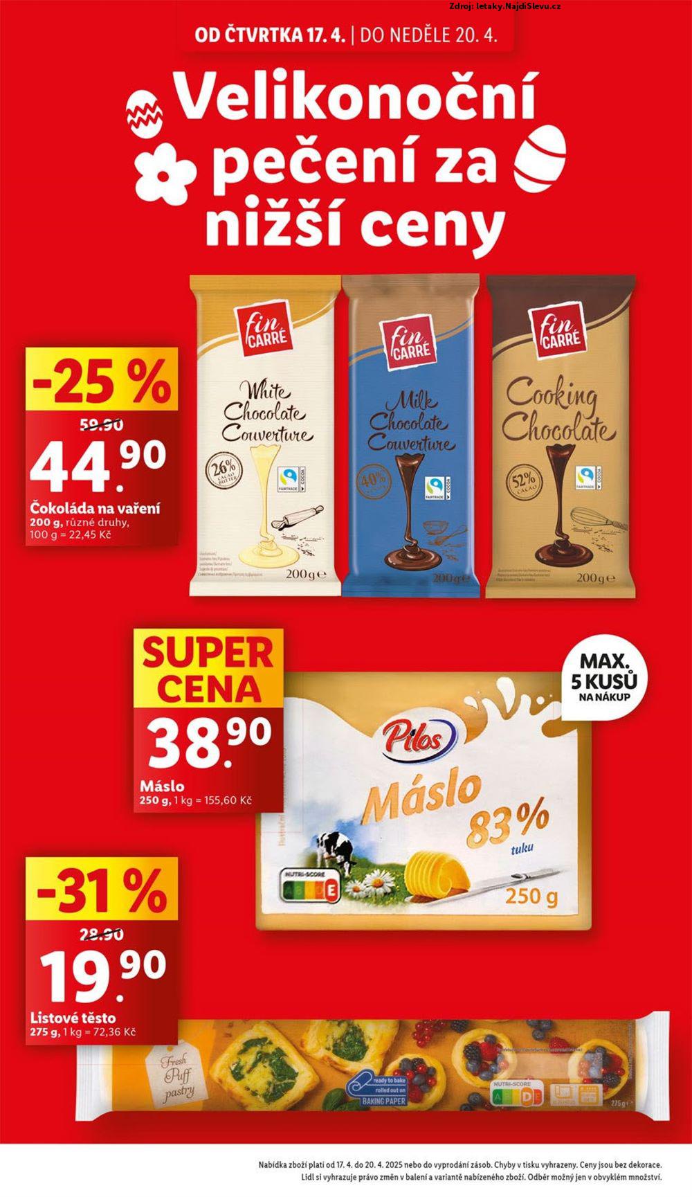 Strana 2 - letk Lidl (17. 4. - 20. 4. 2025)