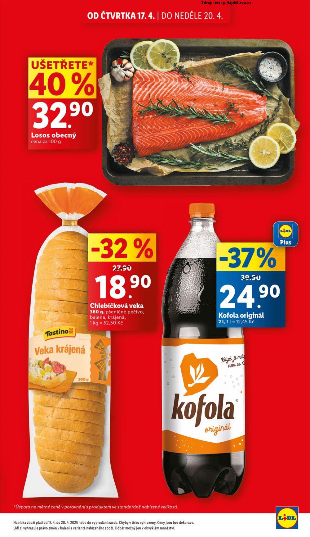 Strana 3 - letk Lidl (17. 4. - 20. 4. 2025)
