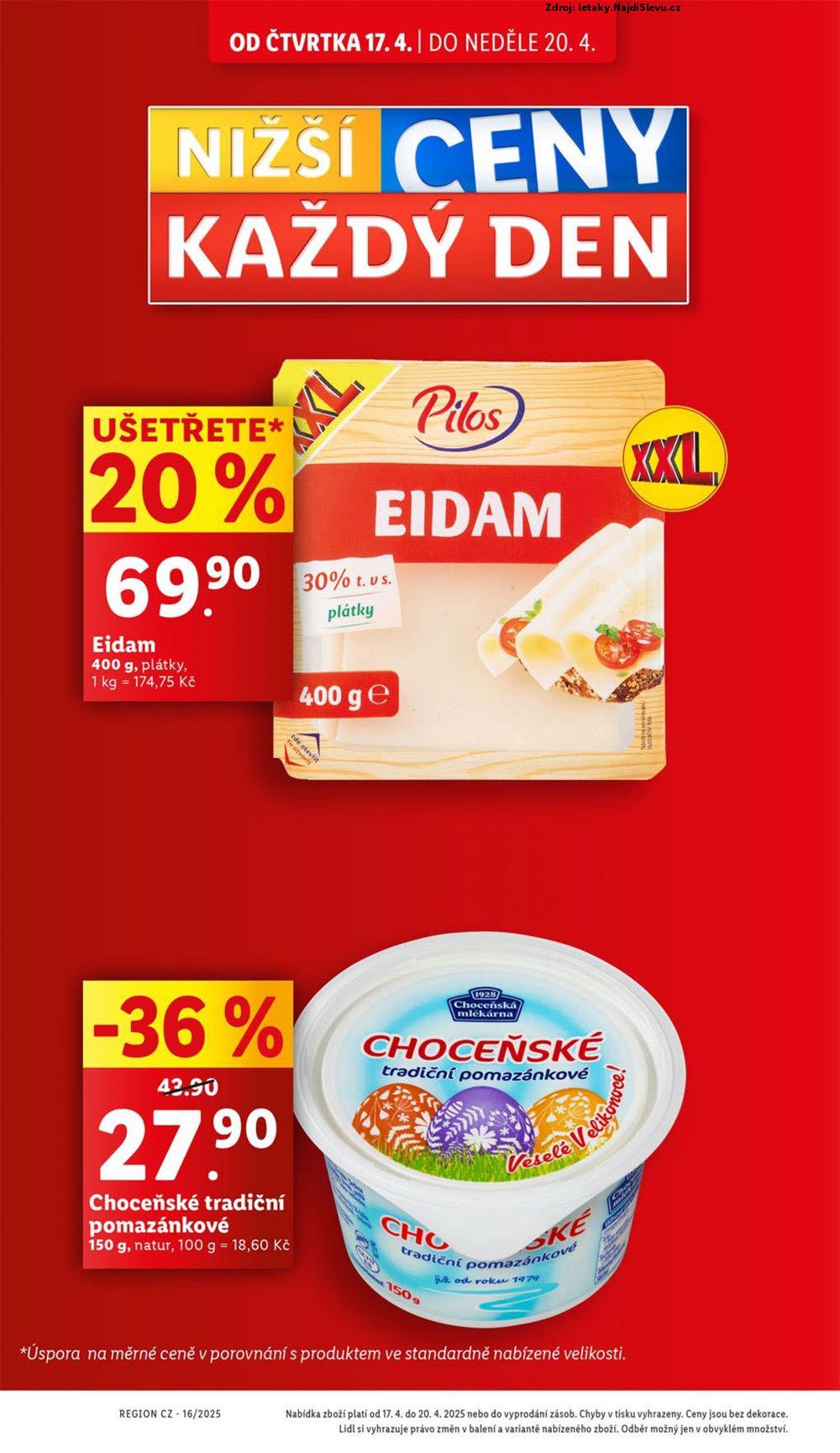 Strana 4 - letk Lidl (17. 4. - 20. 4. 2025)