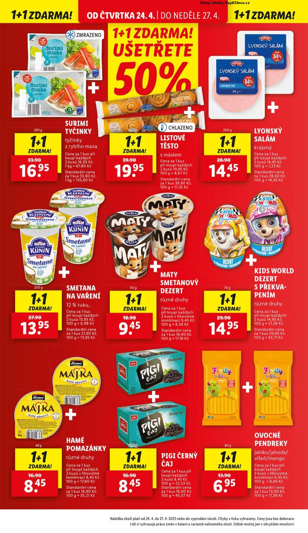 Strana 18 - letk Lidl (24. 4. - 27. 4. 2025)