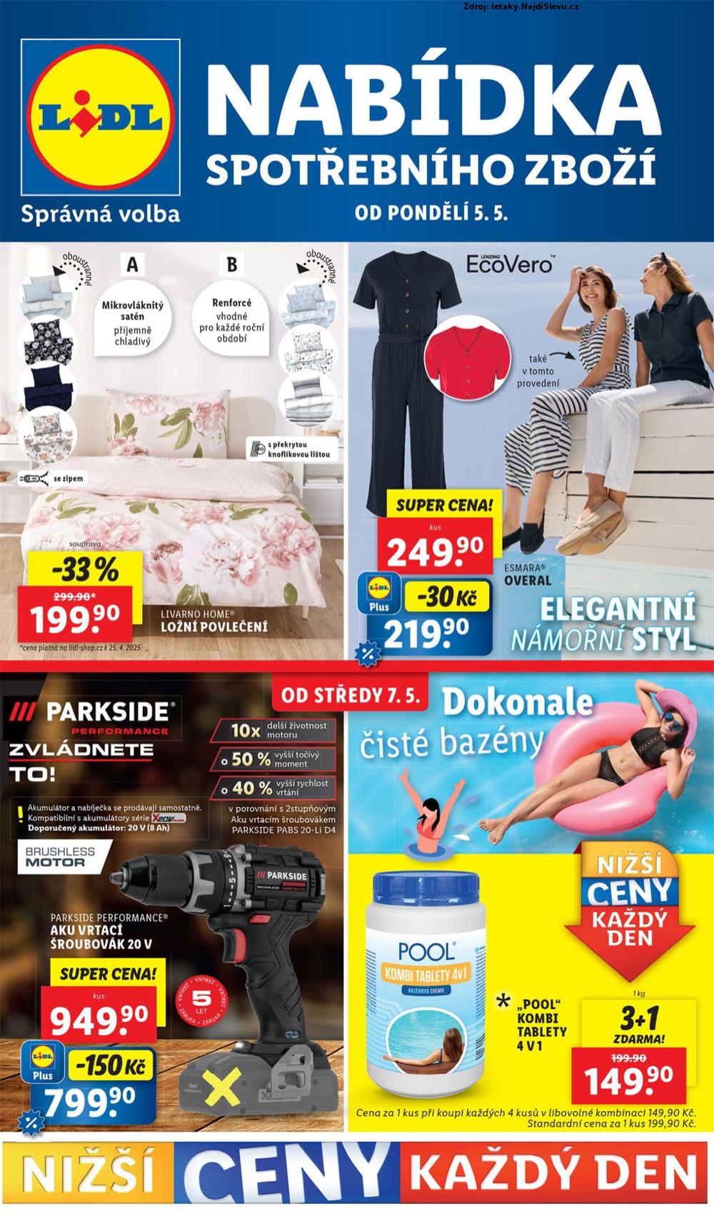 Strana 1 - leták Lidl (5. 5. - 11. 5. 2025)