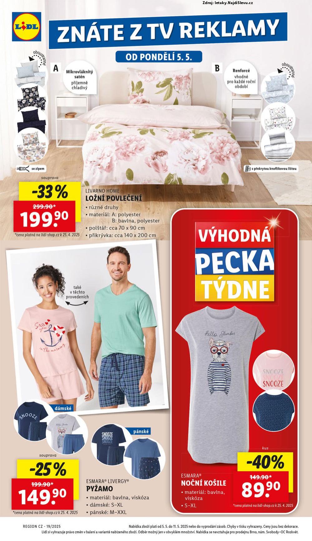 Strana 2 - letk Lidl (5. 5. - 11. 5. 2025)