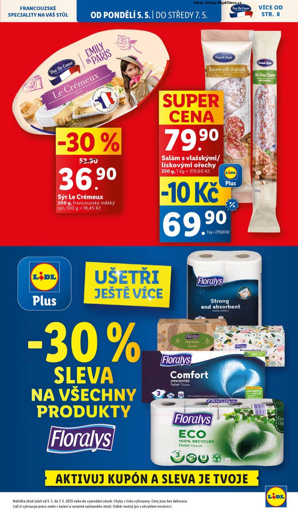 Strana 3 - letk Lidl (5. 5. - 11. 5. 2025)