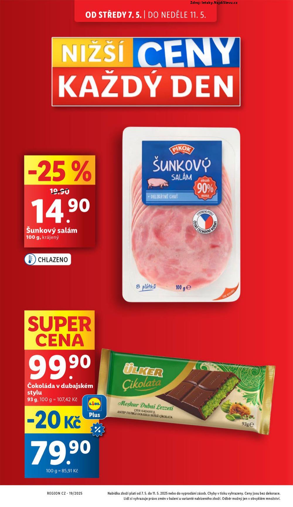 Strana 4 - letk Lidl (7. 5. - 11. 5. 2025)