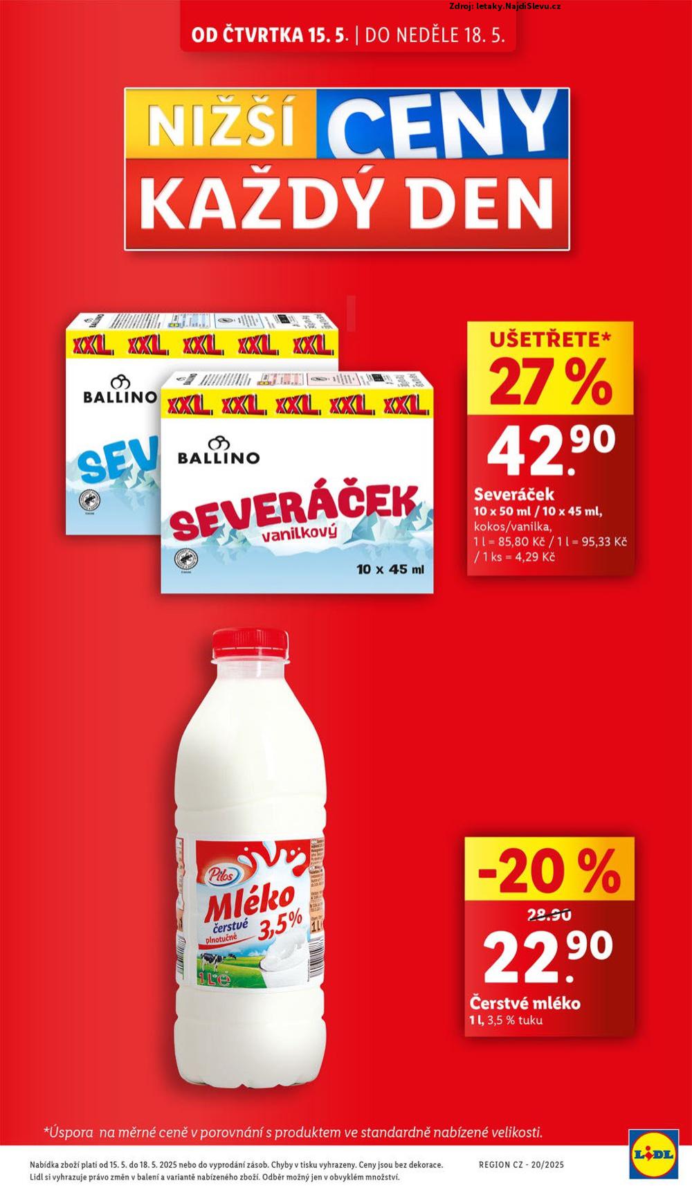 Strana 5 - letk Lidl (15. 5. - 18. 5. 2025)