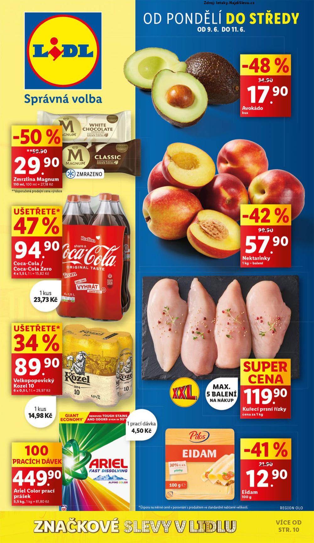 Strana 1 - leták Lidl (9. 6. - 11. 6. 2025)