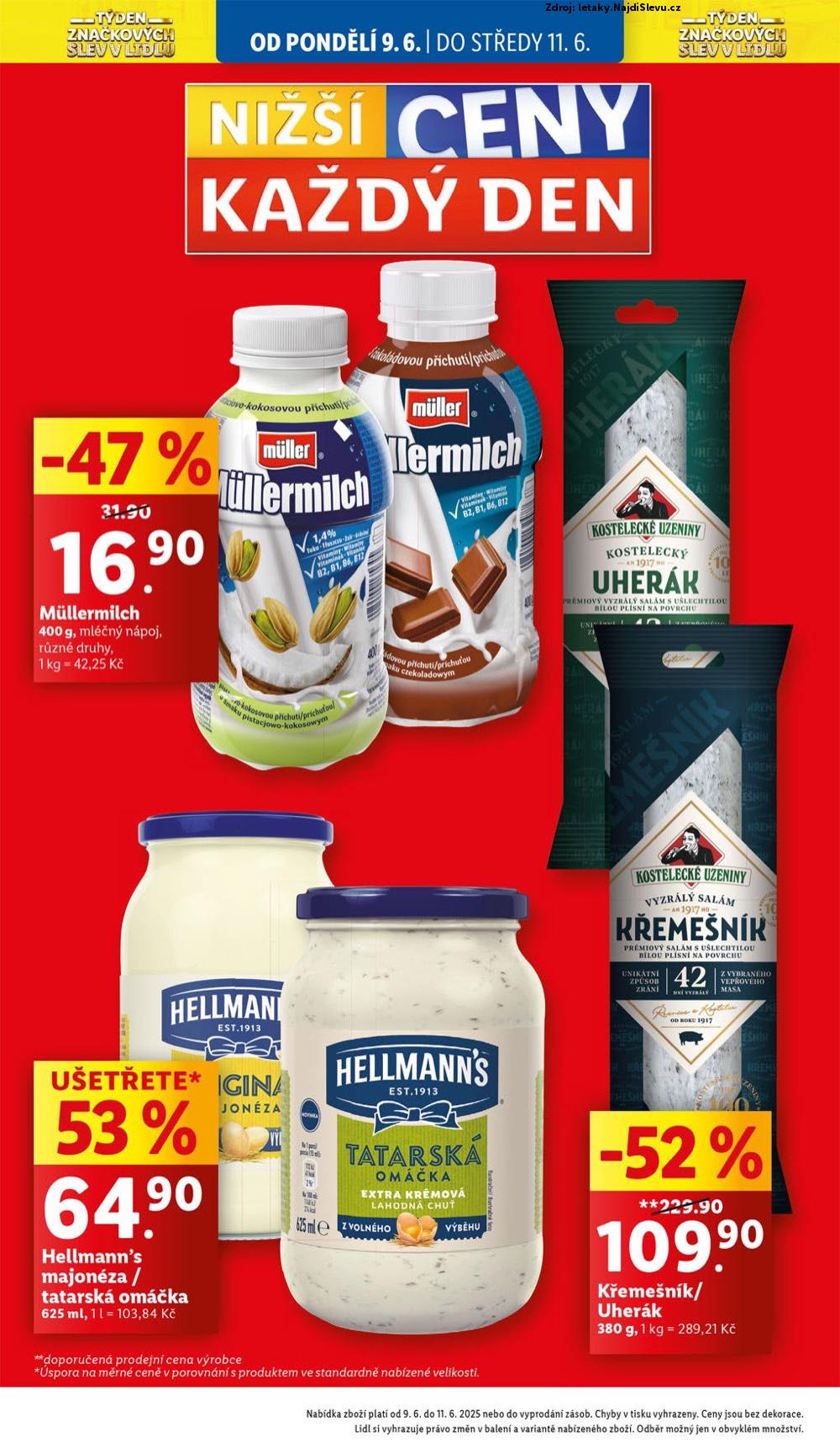 Strana 2 - letk Lidl (9. 6. - 11. 6. 2025)